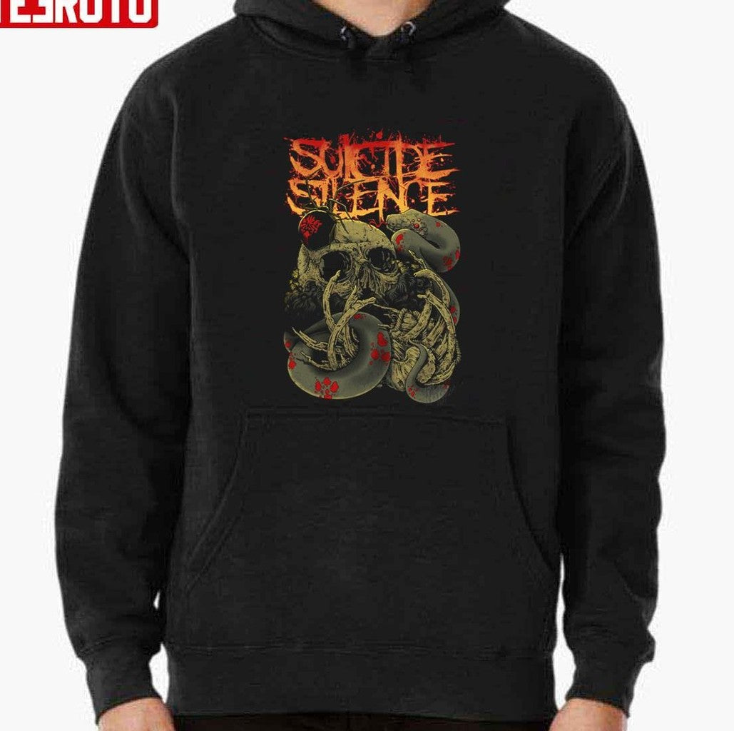 Snake Skull Suicide Silence Band Unisex T-shirt