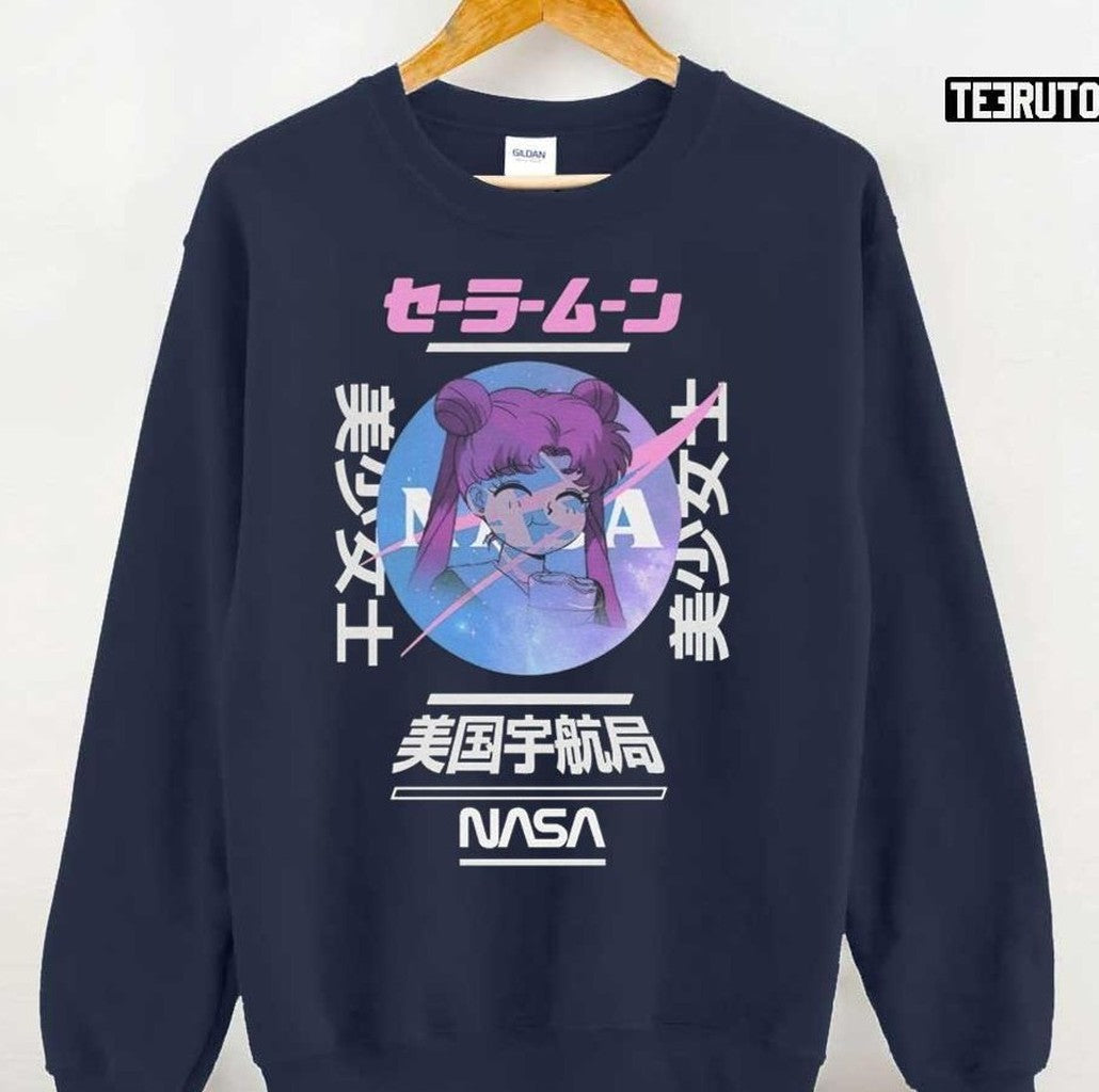 Sailor Moon NASA Vintage Anime 90s Unisex Sweatshirt