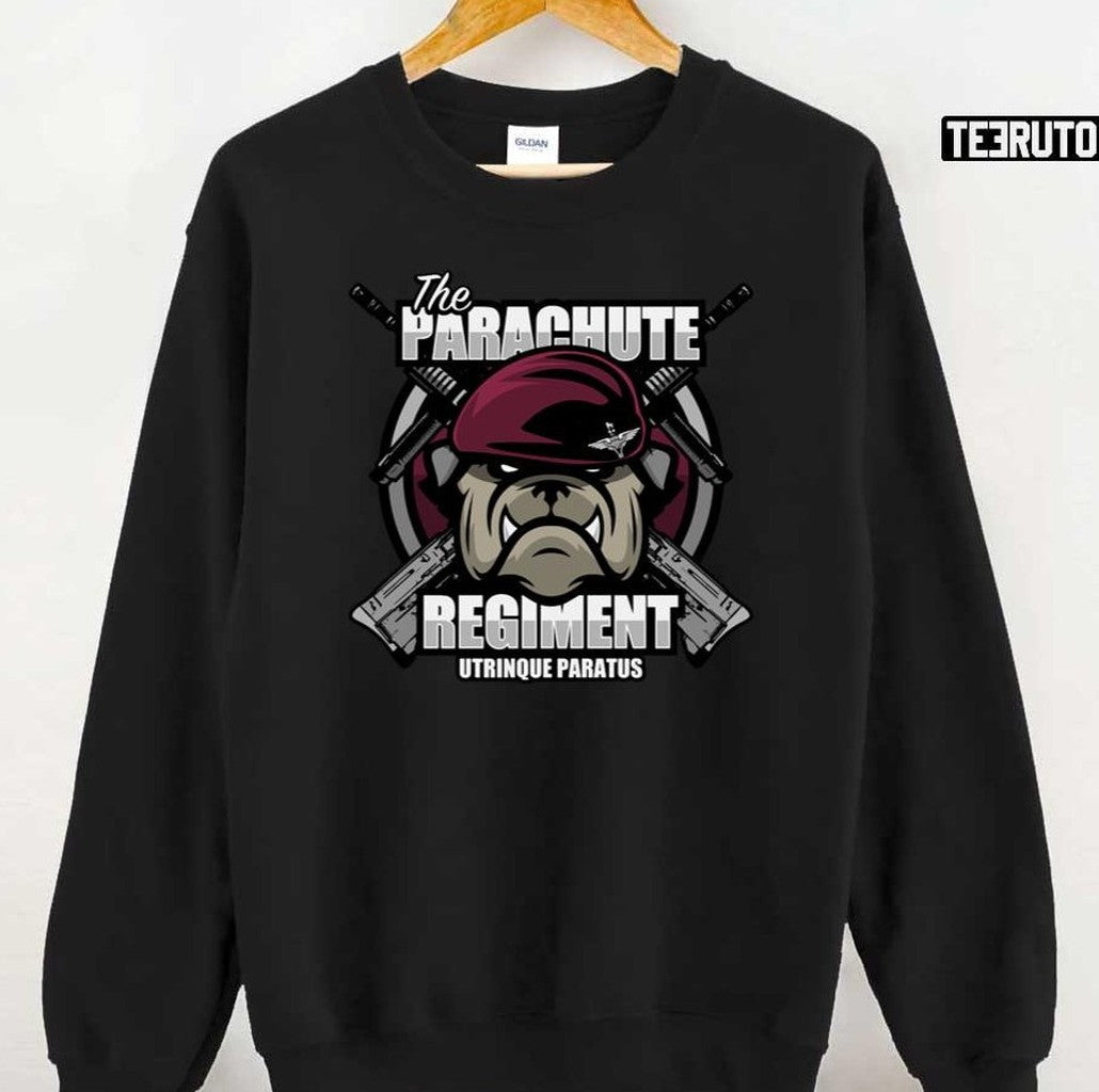Pitbull Logo Parachute Regiment Unisex T-Shirt
