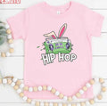 Retro Hiphop Bunny Radio Funny Easter Kid T-Shirt