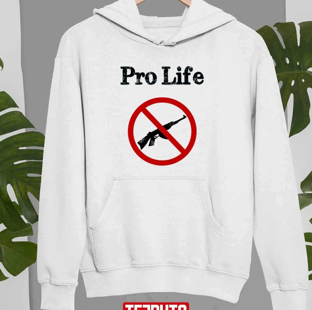 Pro Life No Gun Unisex Sweatshirt