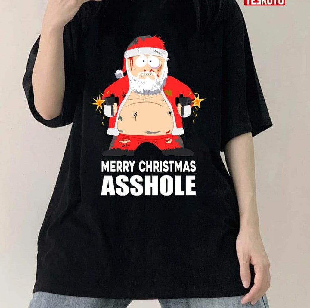 Santa Merry Christmas Asshole South Park Unisex Sweatshirt
