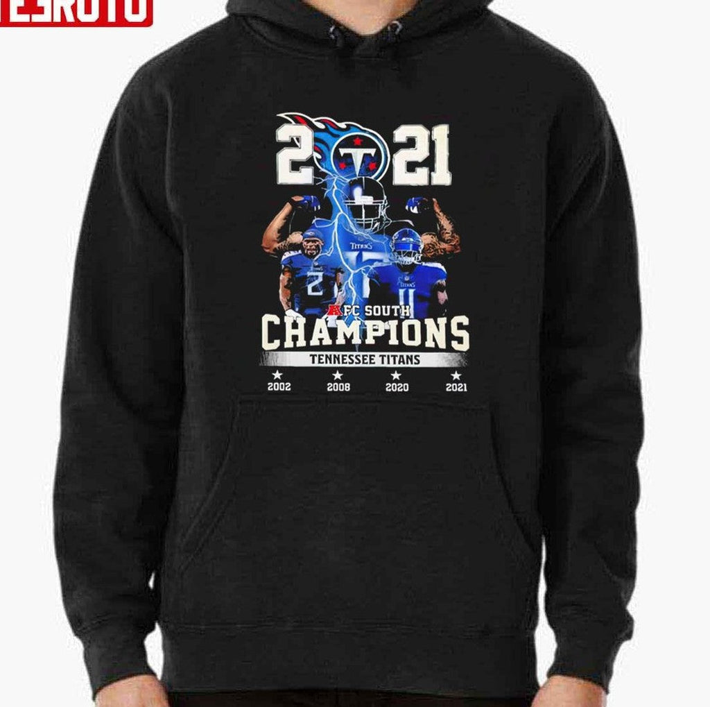 Tennessee Titans Team Champions 2021 AFC South Unisex T-Shirt