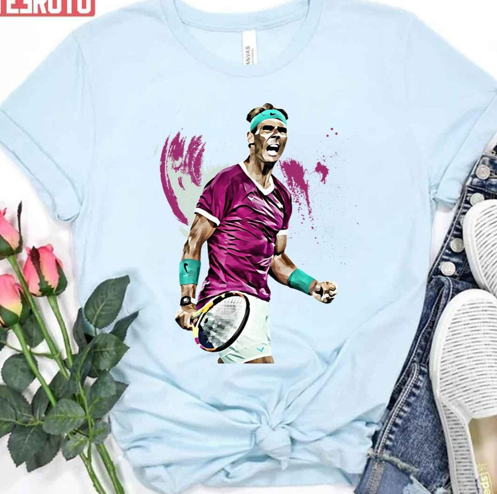 Tennis Player Nadal The King Of Grand Slam Rafa Nadal Unisex T-Shirt