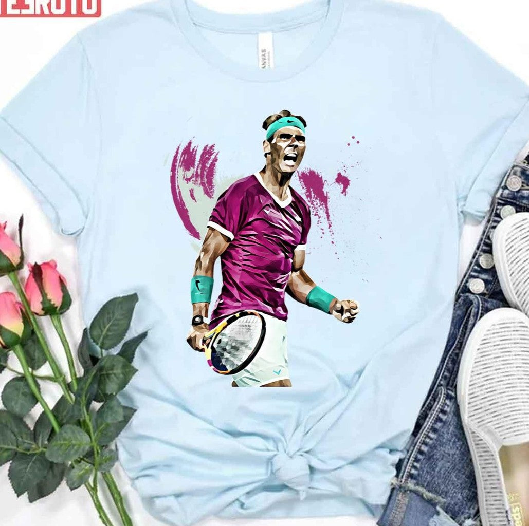Tennis Player Nadal The King Of Grand Slam Rafa Nadal Unisex T-Shirt
