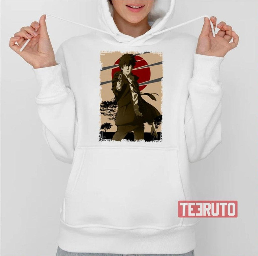 Shinya Kogami Psycho Pass Saiko Pasu Retro Landscape Unisex Sweatshirt