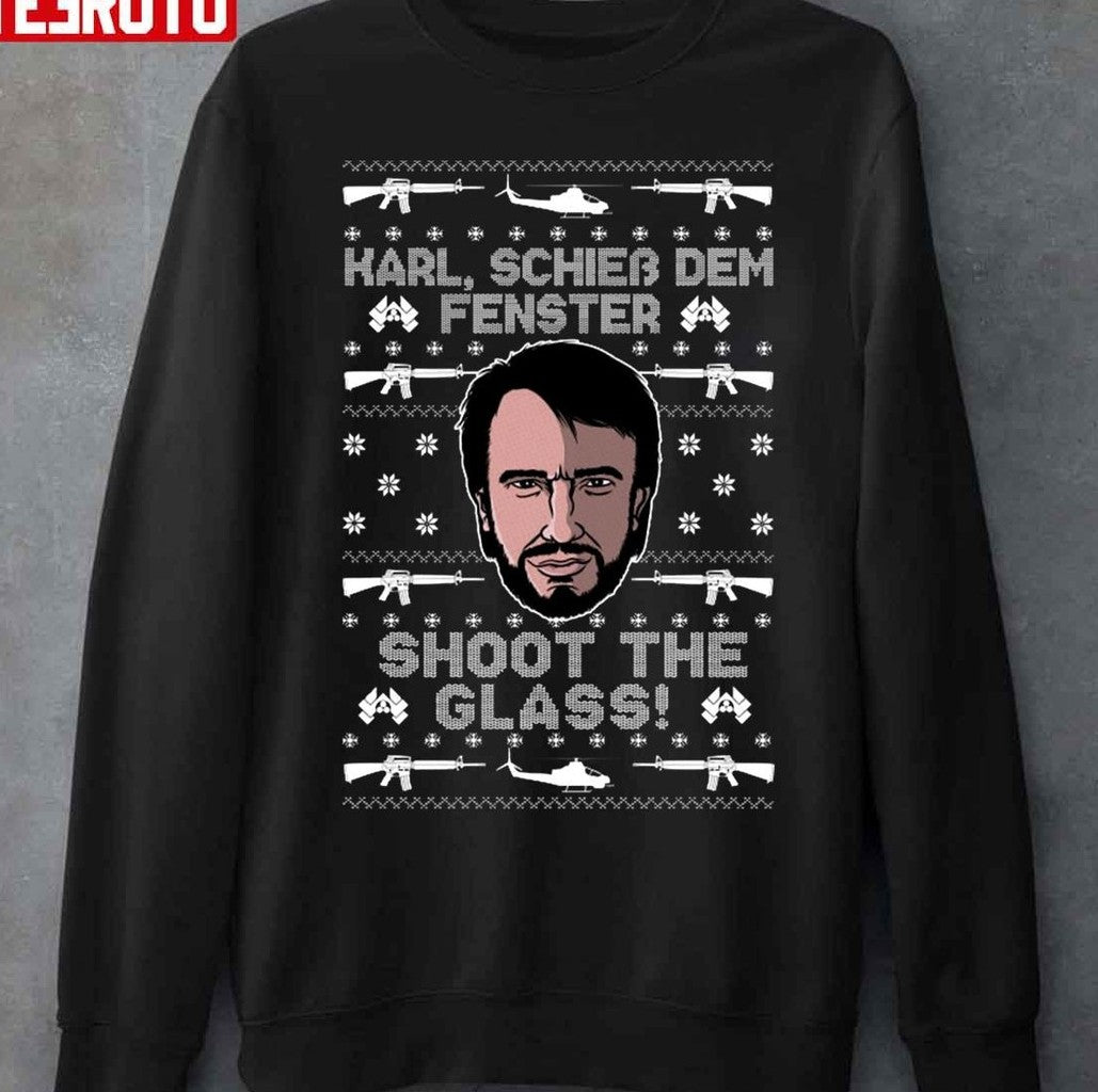 Shot The Glass Christmas Unisex T-Shirt