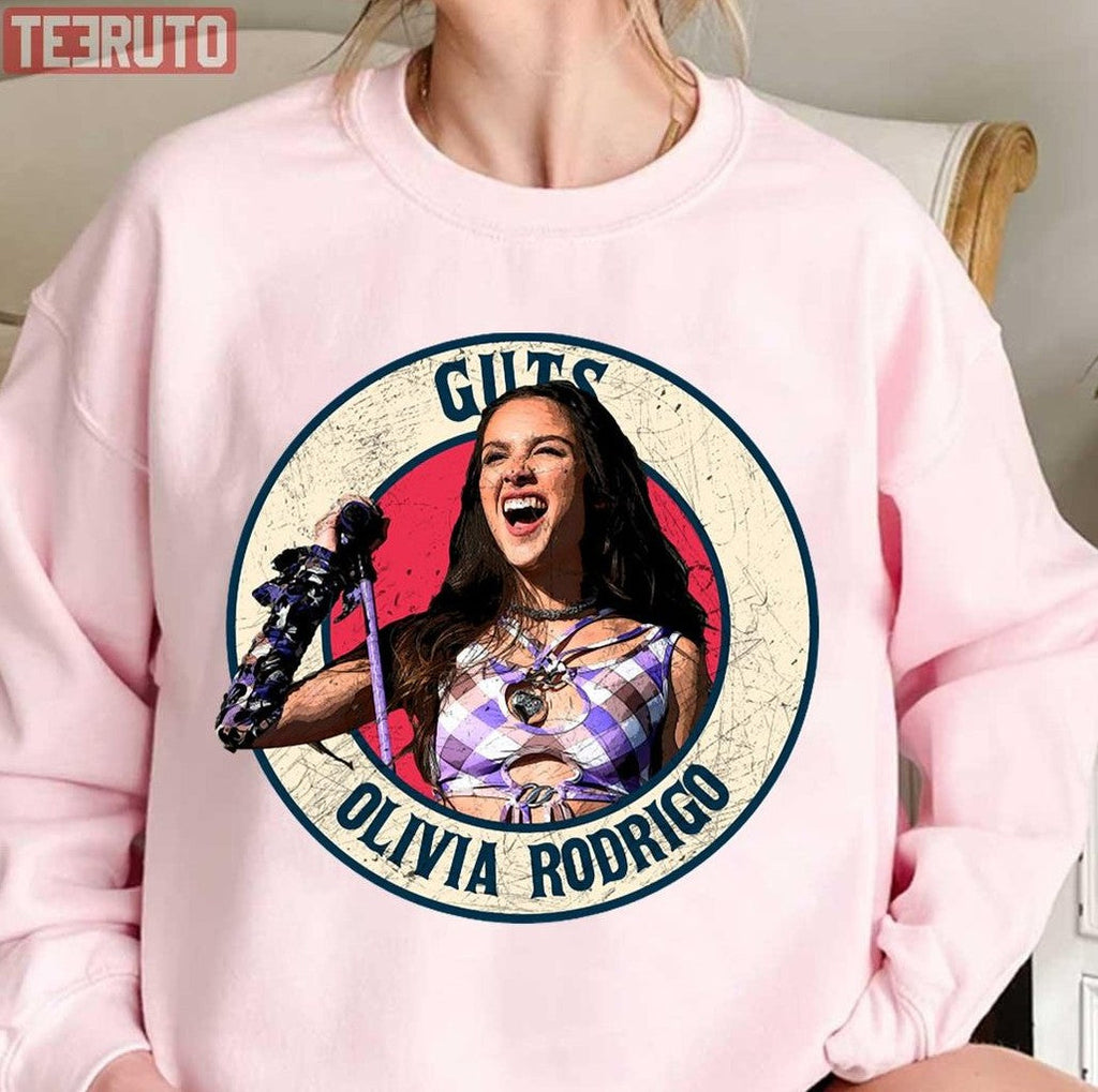 Retro Style Fan Art Design Olivia Rodrigo Unisex Sweatshirt