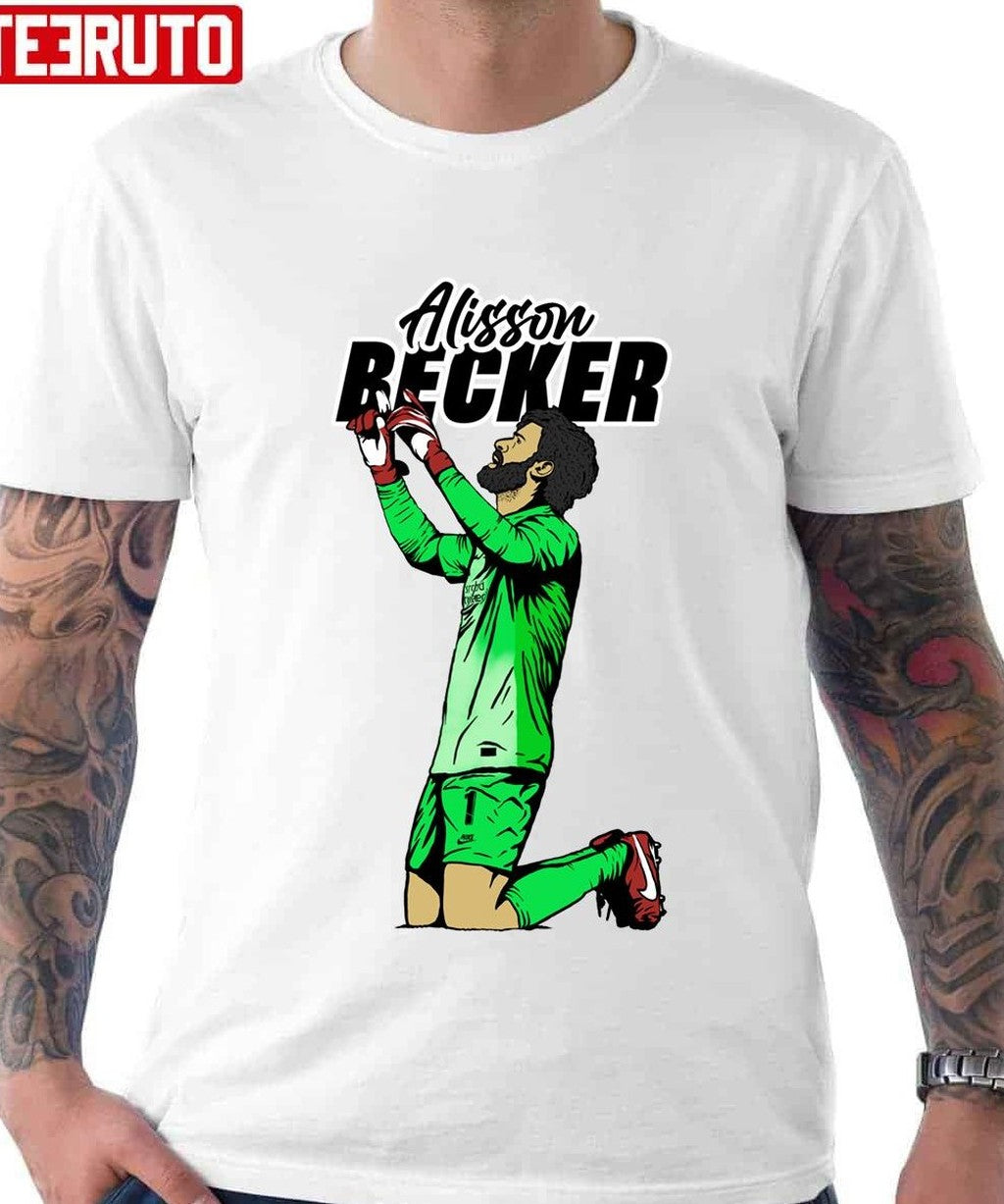 Animated Design Alisson Becker Liverpool Fc Unisex T-Shirt