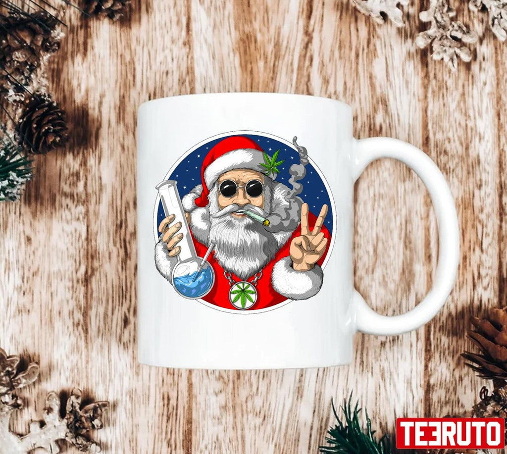Santa Smoking Weed Unisex Sweatshirt