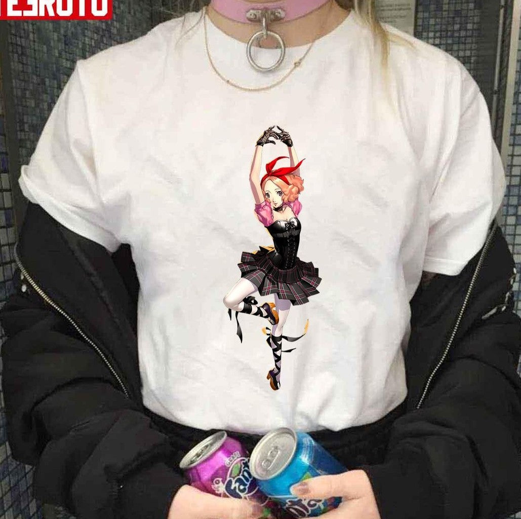 Persona 5 Haru Render Dancing Unisex T-shirt
