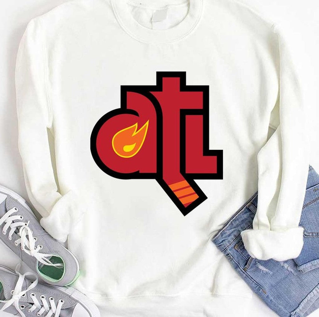 Atlanta Inferno Wordmark Alternate Simulation Hockey League Unisex Hoodie