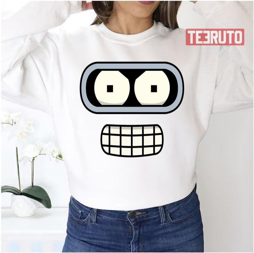 Bender's Face The Futurama Art Unisex Sweatshirt