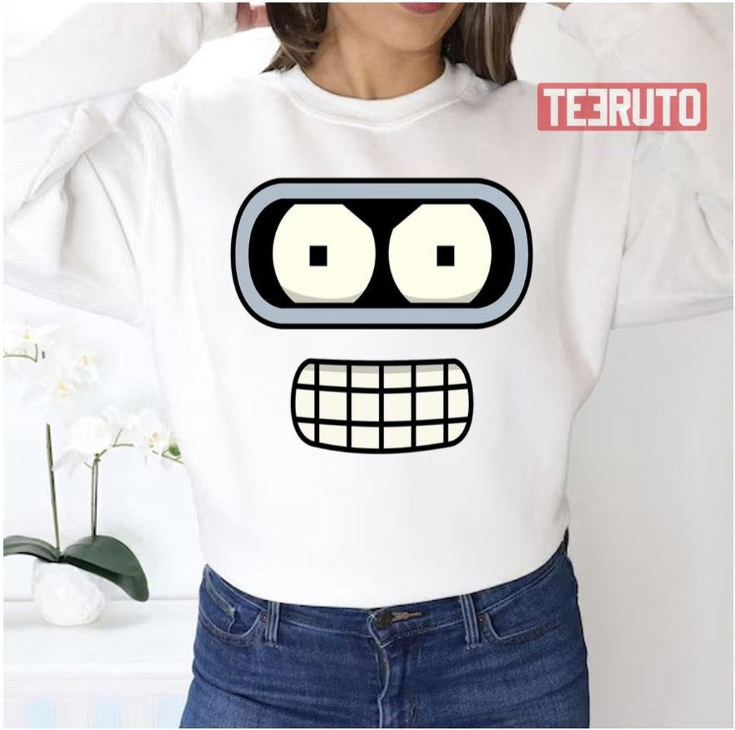Bender's Face The Futurama Art Unisex Sweatshirt