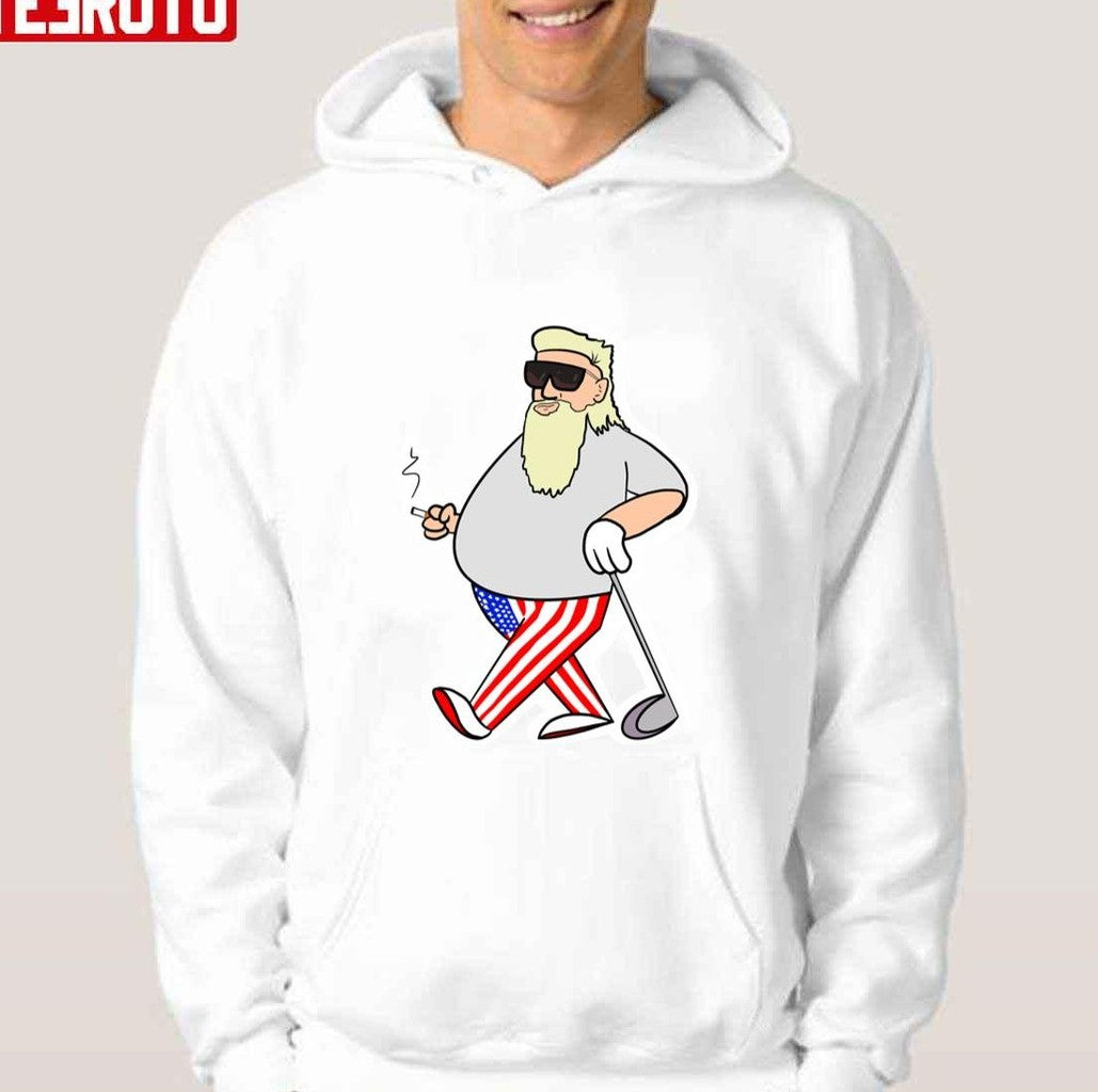 Smokin’ John Daly Golf Unisex T-Shirt