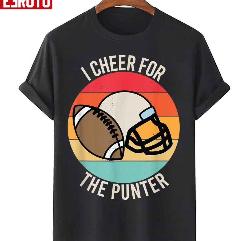 Retro I Cheer For The Punter Unisex Sweatshirt