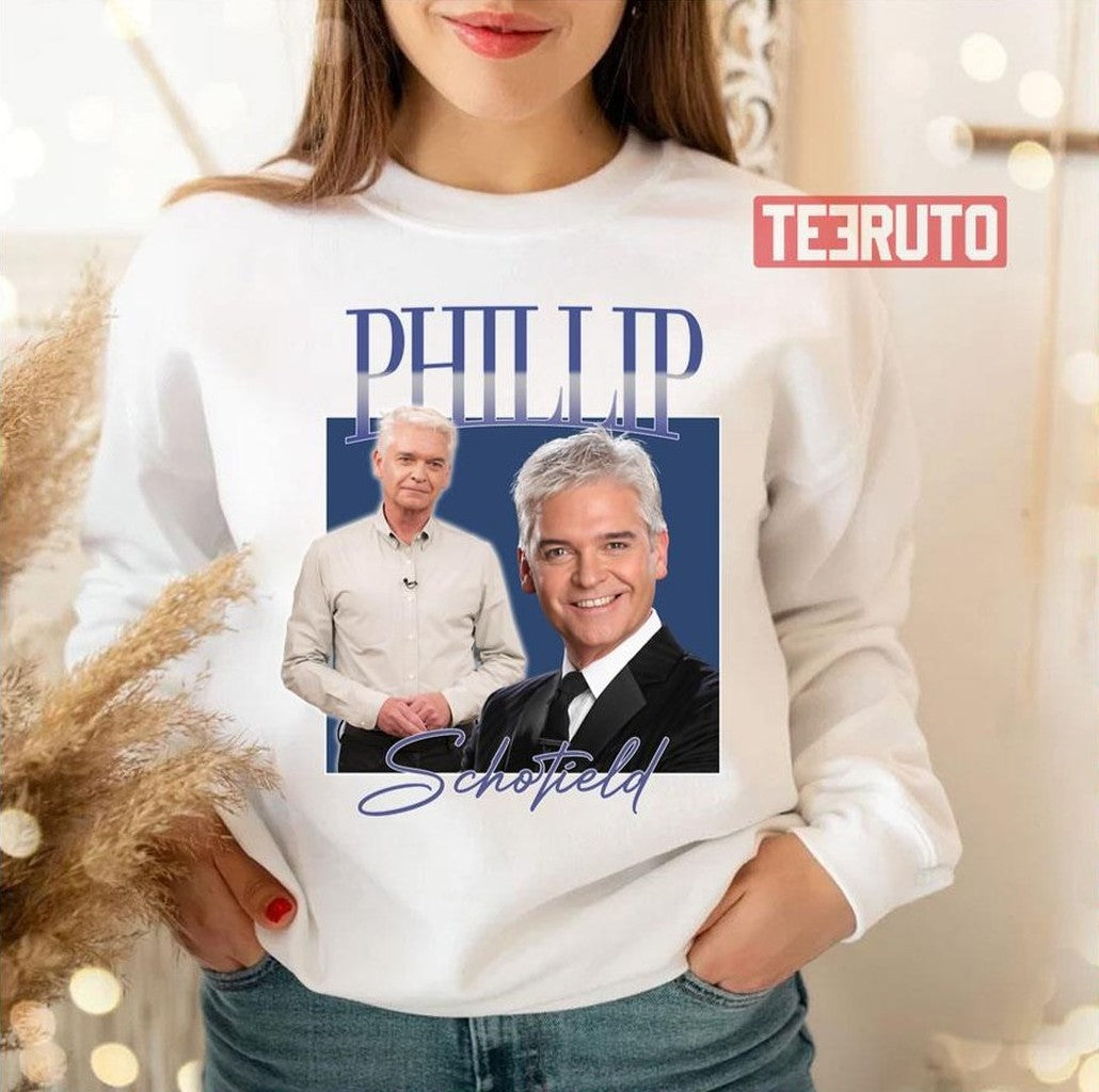 Phillip Schofield Collage Design Unisex T-Shirt
