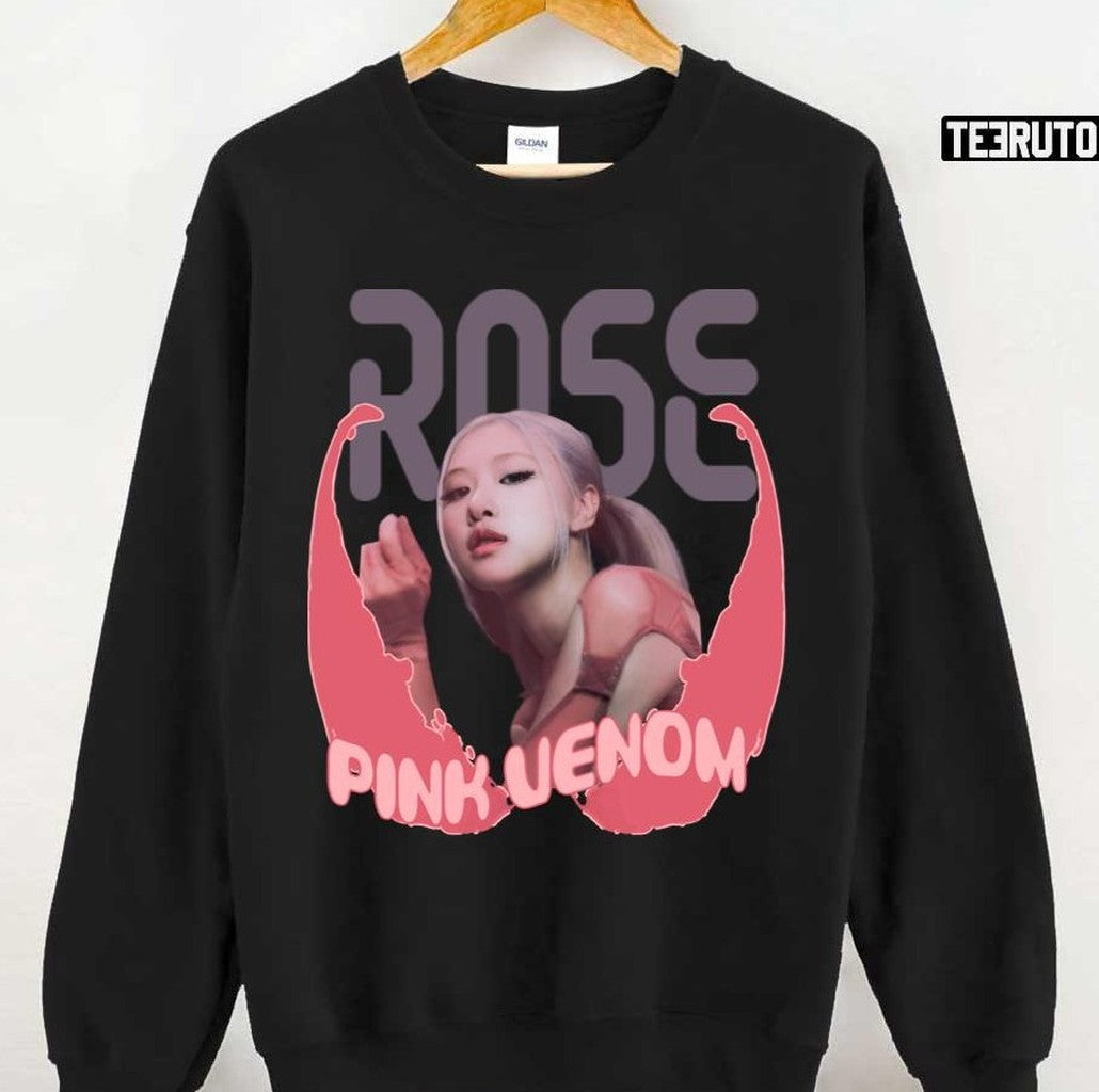 Rosie Is Roses Rose Pink Venom Blackpink Unisex T-Shirt