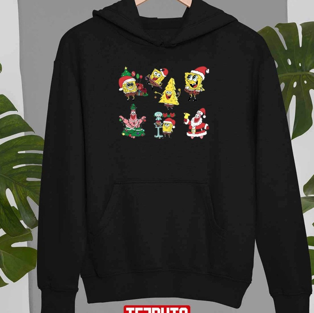Spongebob Christmas Pack Halloween Unisex T-Shirt