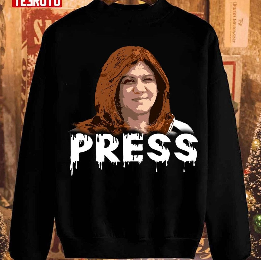 Palestinian Journalist Shireen Abu Aqleh Unisex Sweatshirt