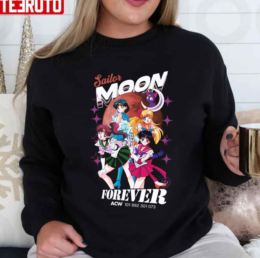 Moon Forever Sailor Moon Anime Unisex Sweatshirt
