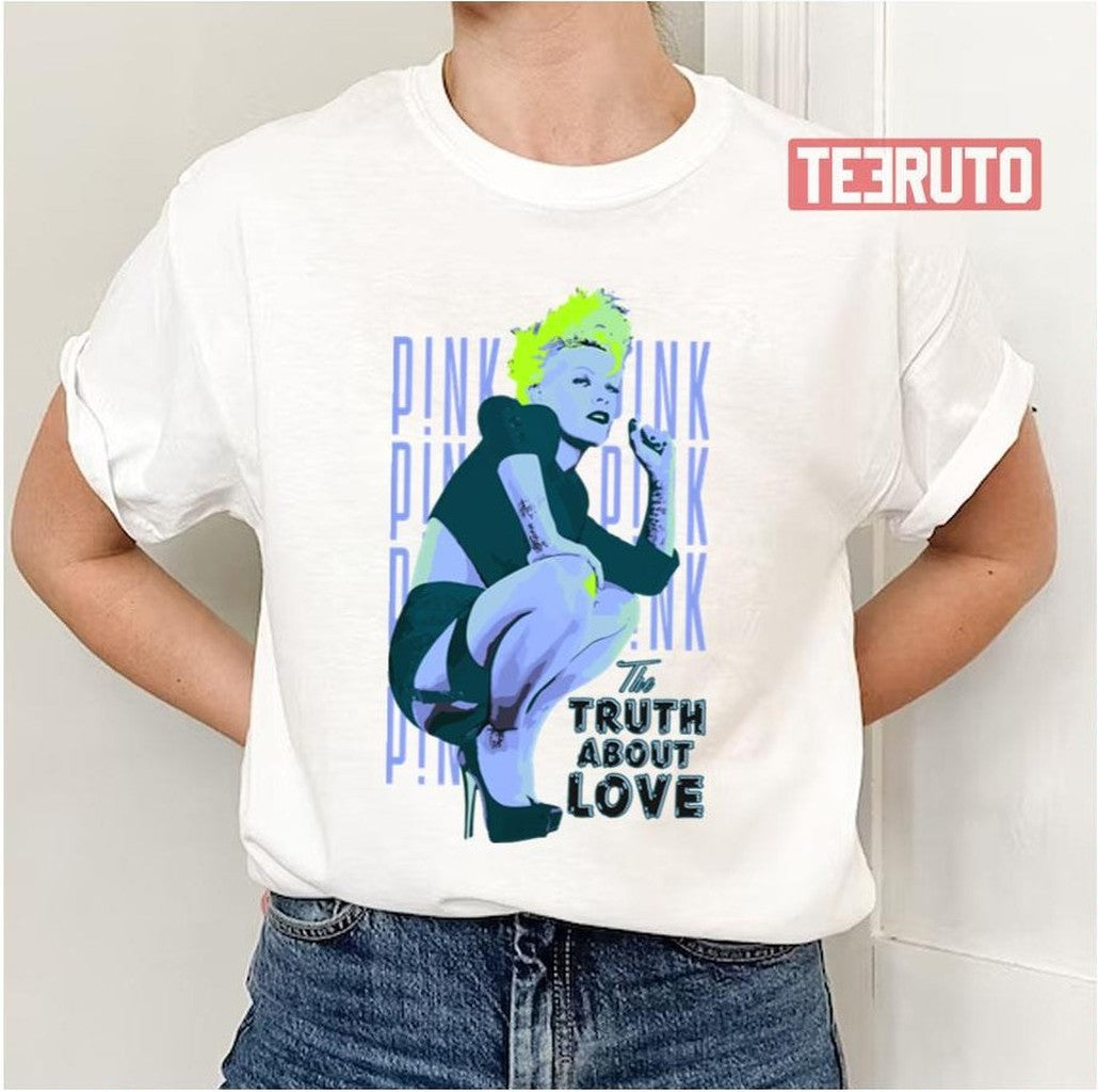 Pink The Truth About Love Unisex T-Shirt
