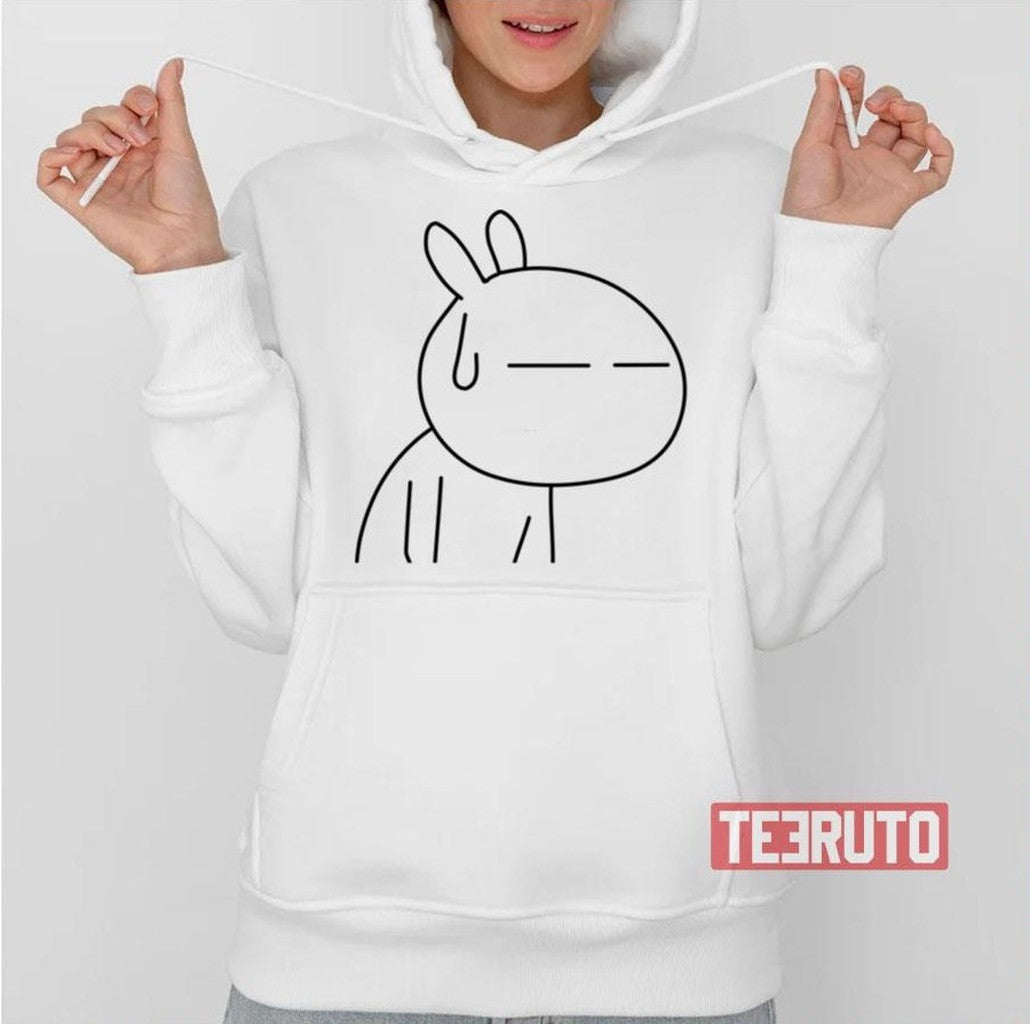So Tiresome Fitted Tuzki Unisex T-Shirt