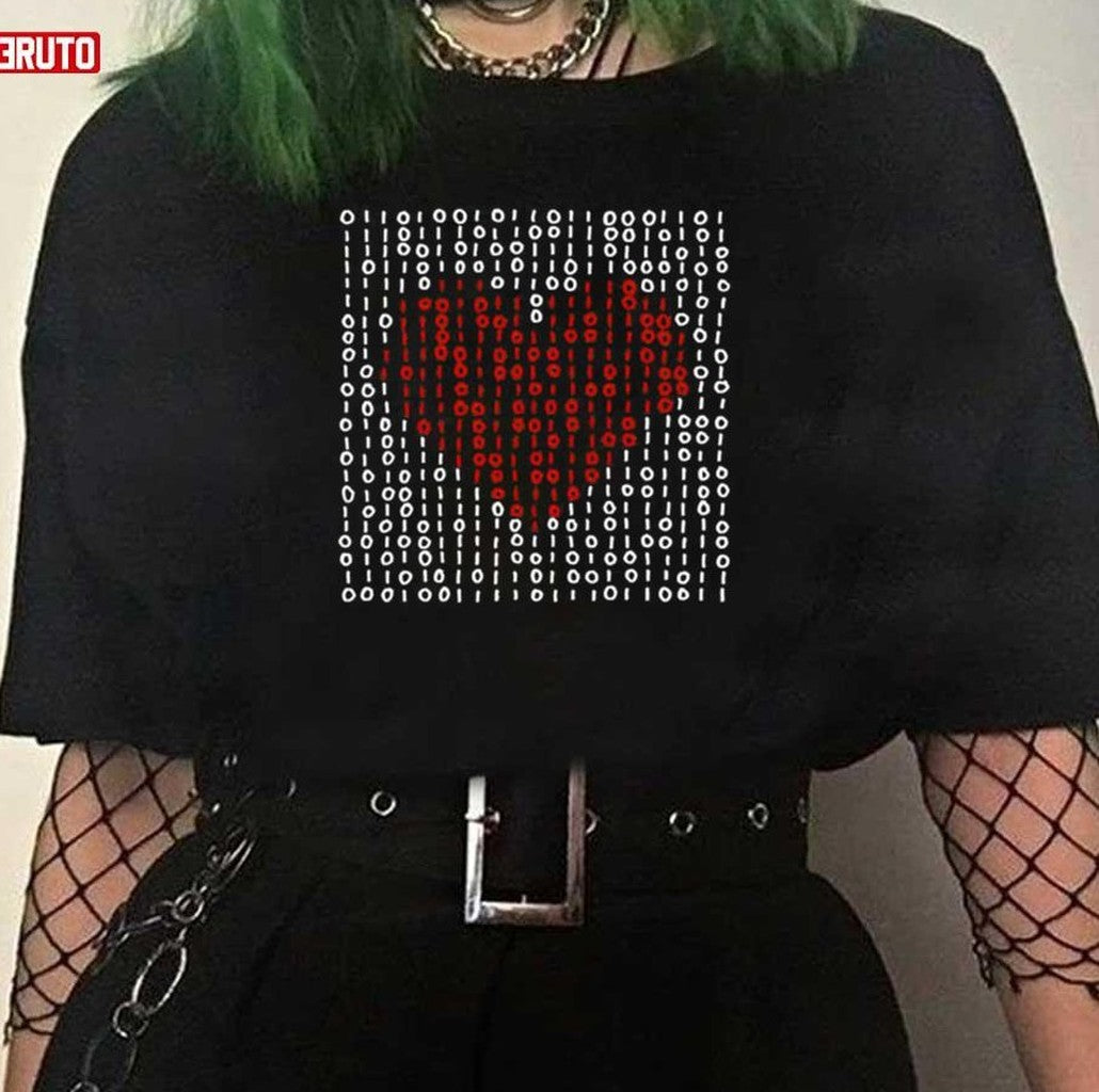 Binary Heart Unisex T-Shirt