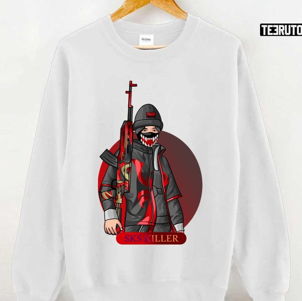 Sks Killer Pubg Mobile Unisex T-shirt