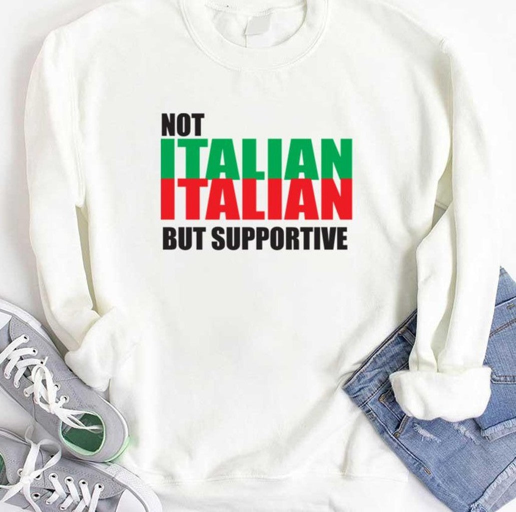 Not Italian But Supportive Design Unisex T-shirt