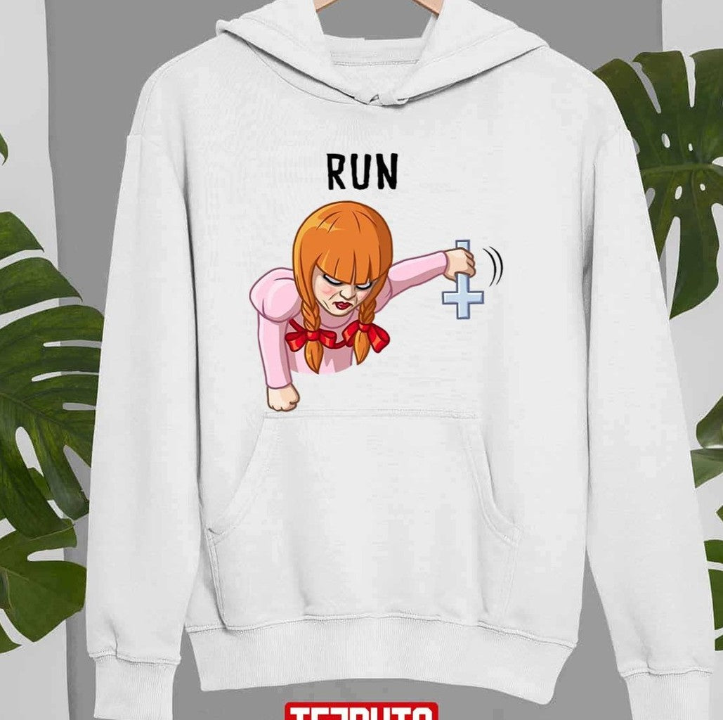 Run Child's Play Christian Cross Halloween Unisex Sweatshirt