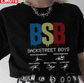 Pop Band 90s Backstreet Boys Members With Signature Unisex T-Shirt