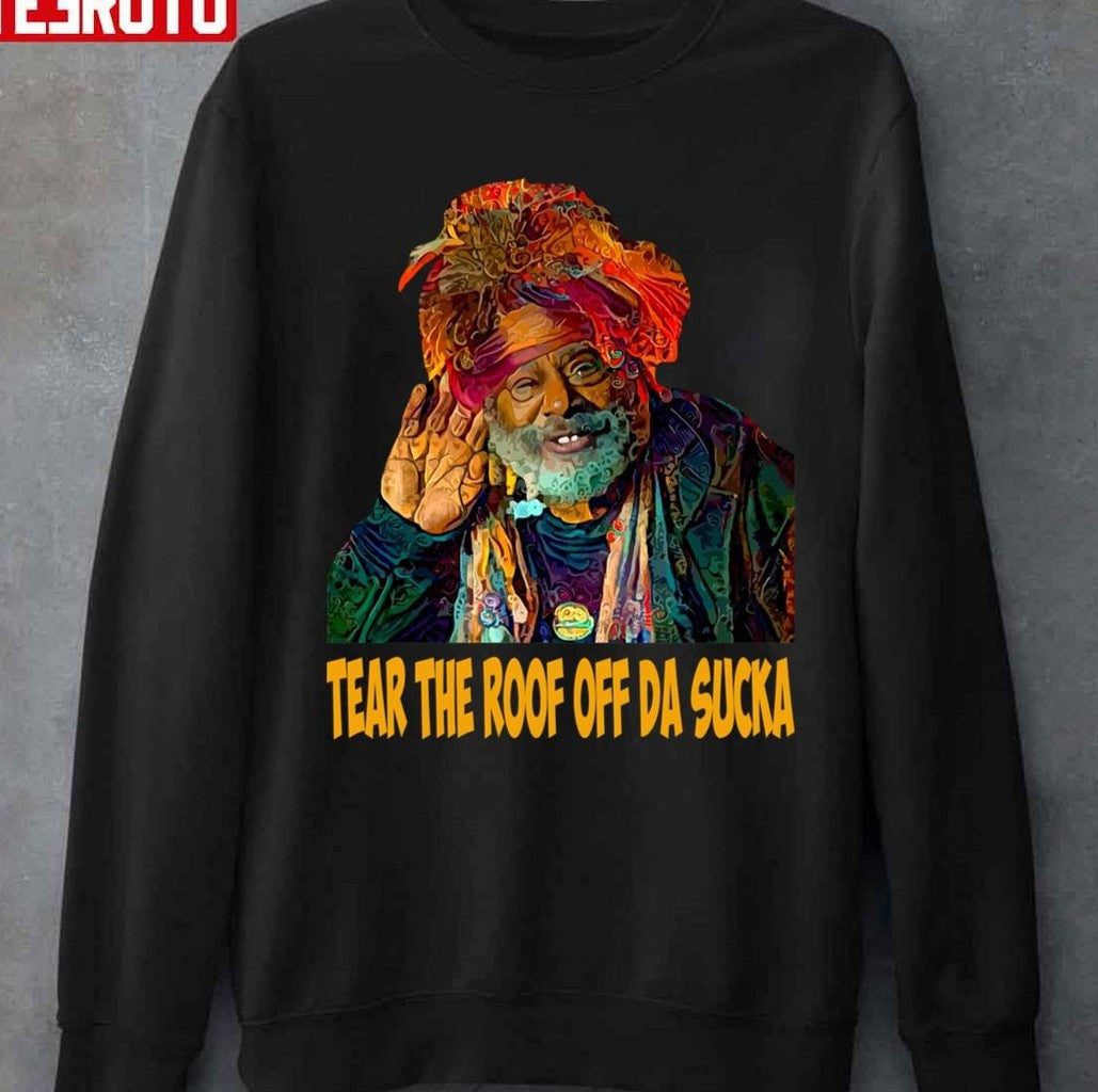 Tear The Roof Off Da Sucka George Clinton Color Art Gift Graphic Unisex T-Shirt