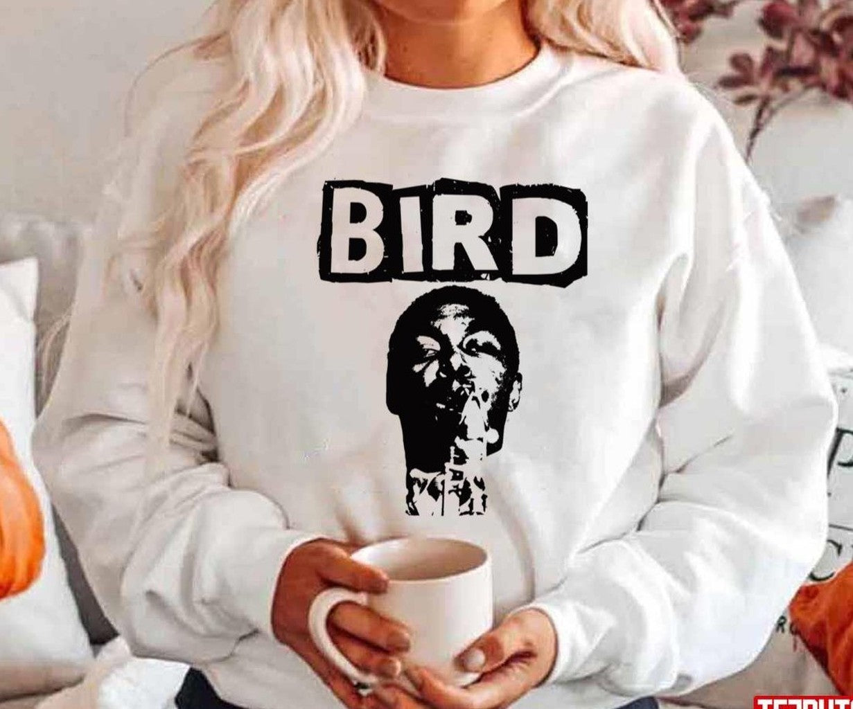 Black Illustration Charlie Parker Legend Of Jazz Unisex Hoodie