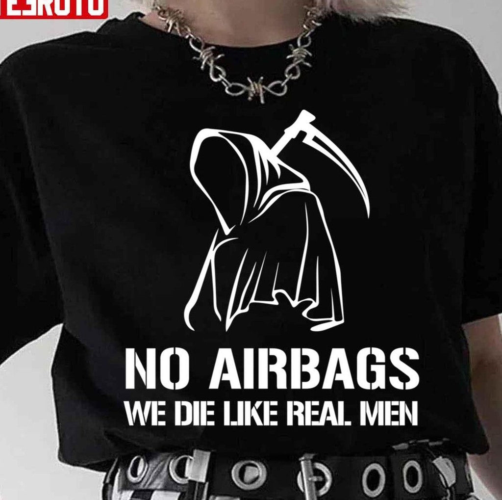 No Air We Die Like Real Men Grim Reaper Unisex Sweatshirt