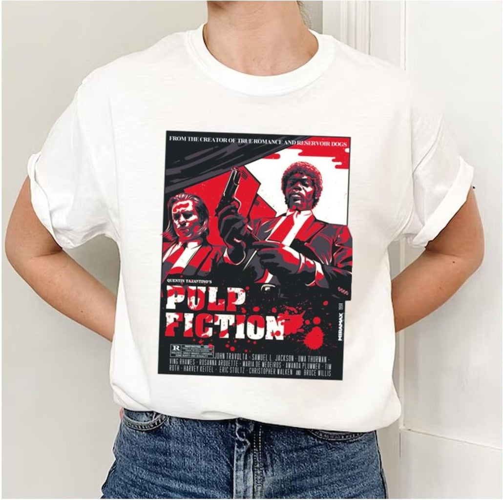 Artistic Rendering Of Pf Movie Pulp Fiction Unisex Sweatshirt