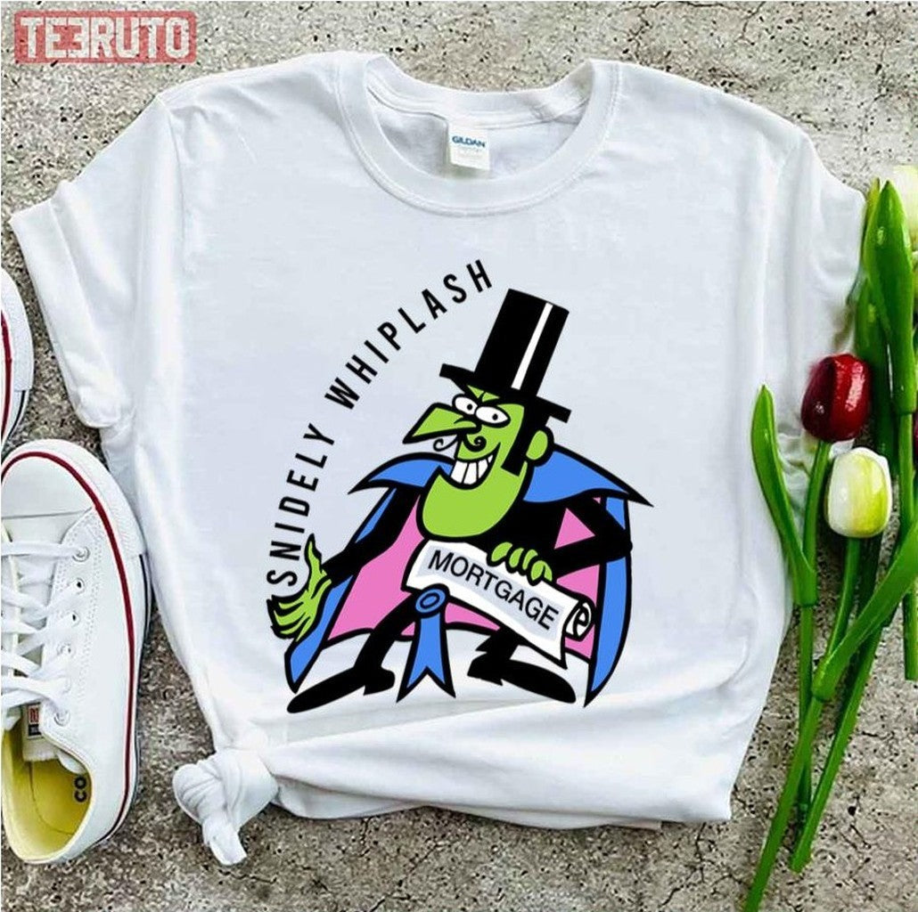 60s Snidely Whiplash Mortgage Rocky Bullwinkle Cartoon Unisex T-Shirt