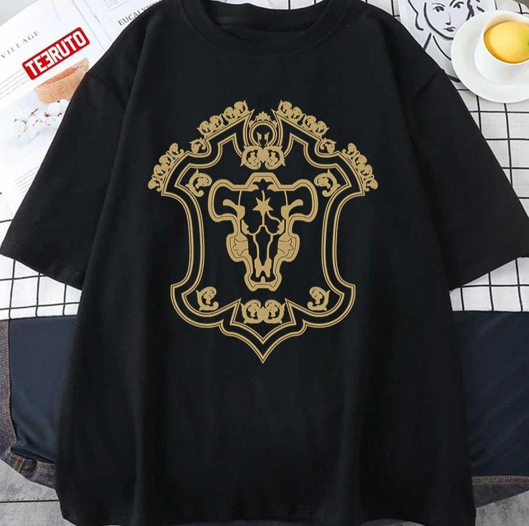 Black Bull Symbol Black Clover Anime Unisex T-Shirt