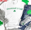 Shamrock n Roll On St Patrick's Day Unisex T-Shirt