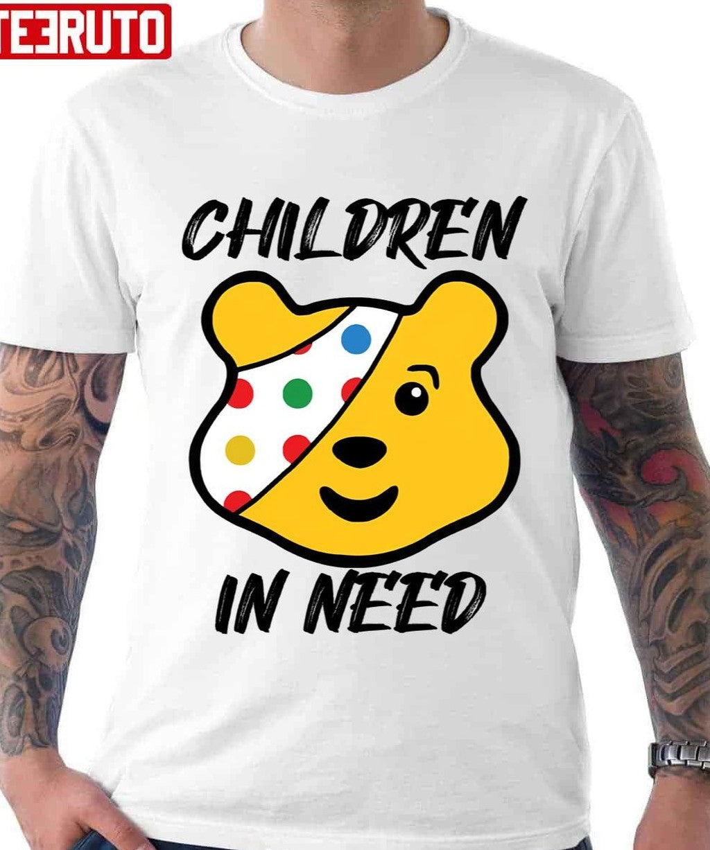 Pudsey Bear Childen In Need Unisex T-Shirt