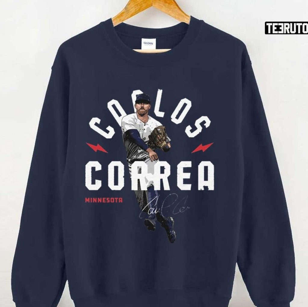 Team Minnesota Carlos Correa Arc Design Unisex Sweatshirt