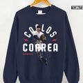 Team Minnesota Carlos Correa Arc Design Unisex Sweatshirt