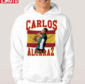 Spanish Tennis Player Graphic Carlos Alcaraz Unisex Hoodie
