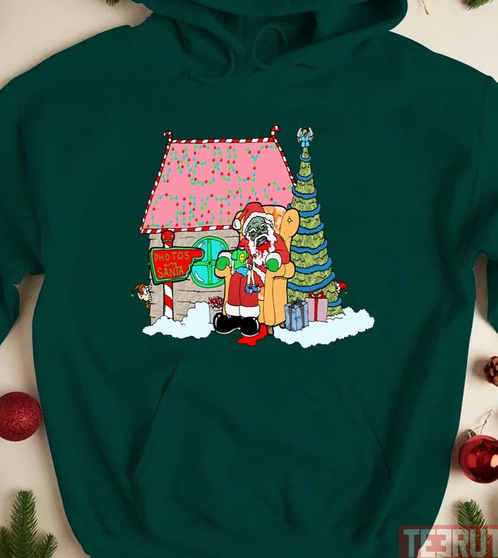 Santa At The Mall Christmas Unisex Sweatshirt