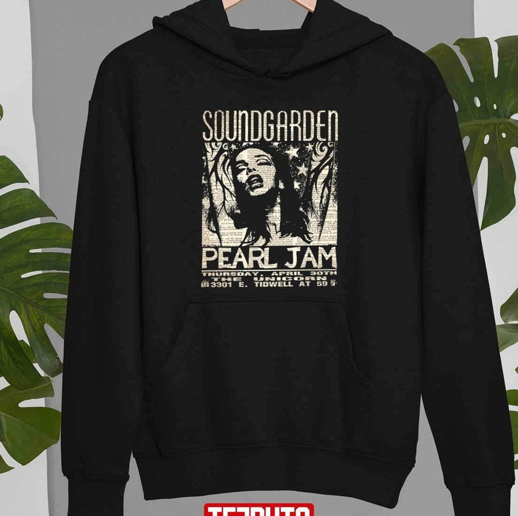 Soundgarden Pearl Jam The Unicorn Punk Music Art Unisex T-shirt