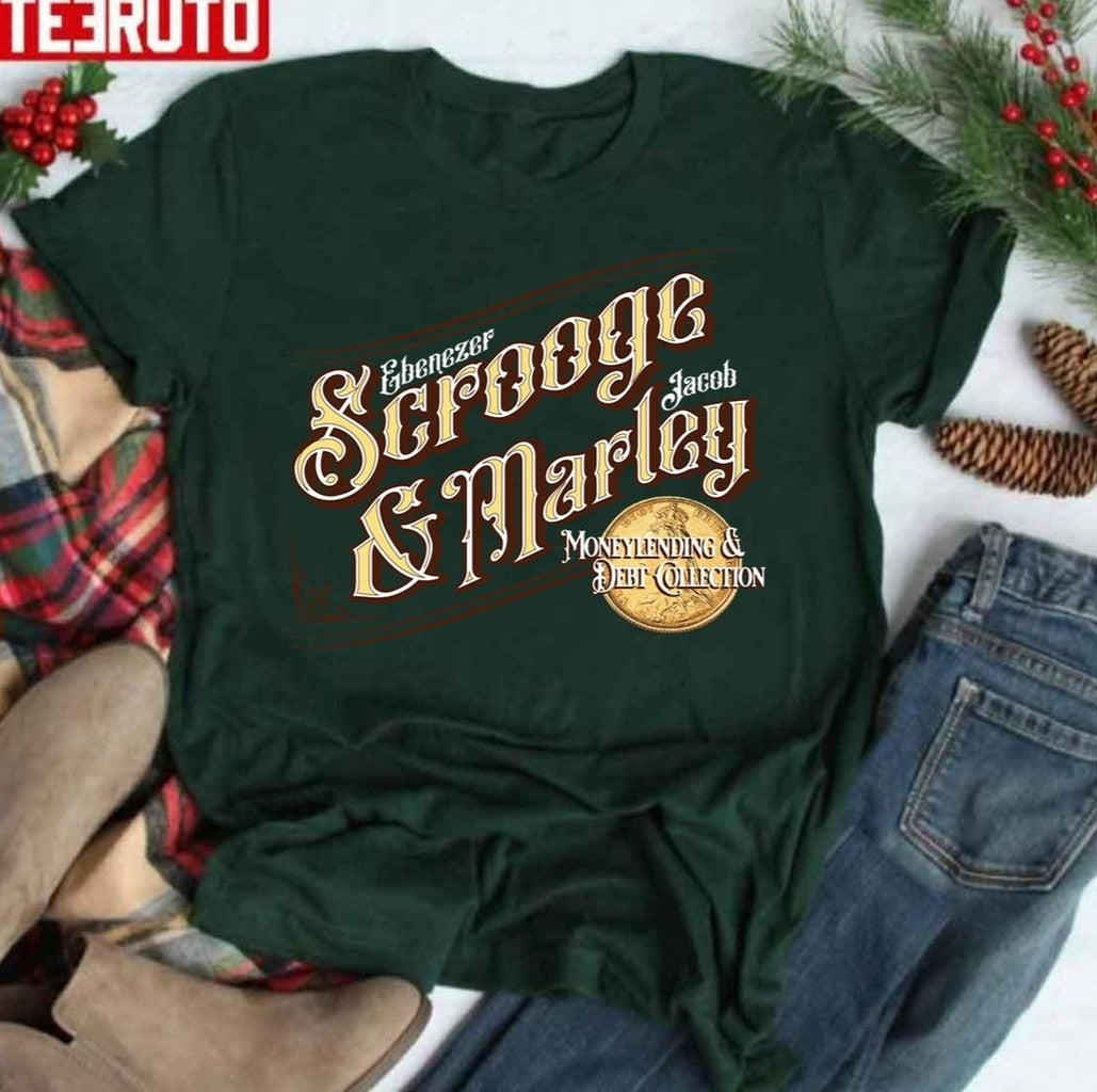 Scrooge And Marley Design Logo A Christmas Carol Unisex Sweatshirt