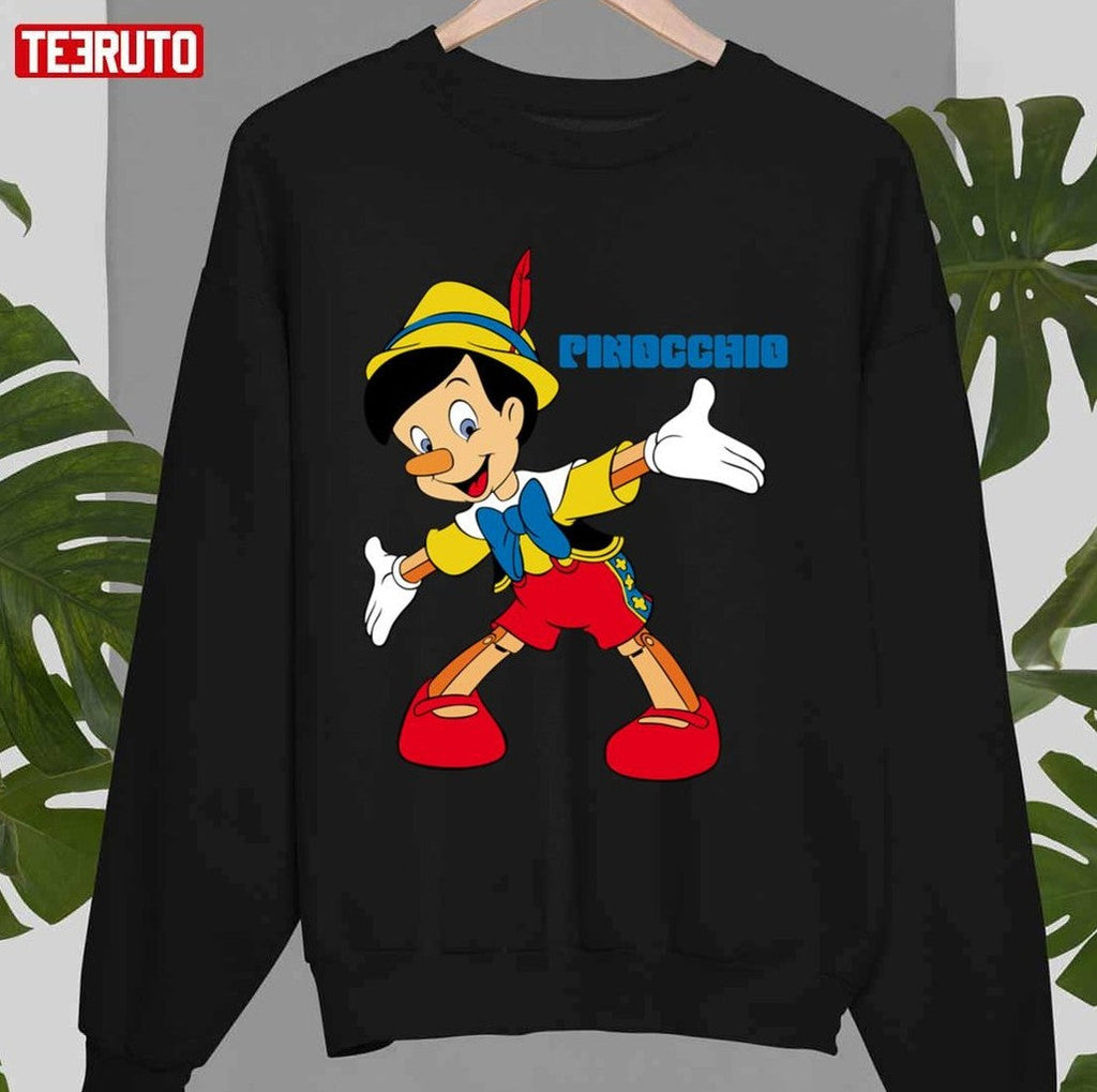 Pinocchio Cartoon Movie Funny Unisex T-shirt