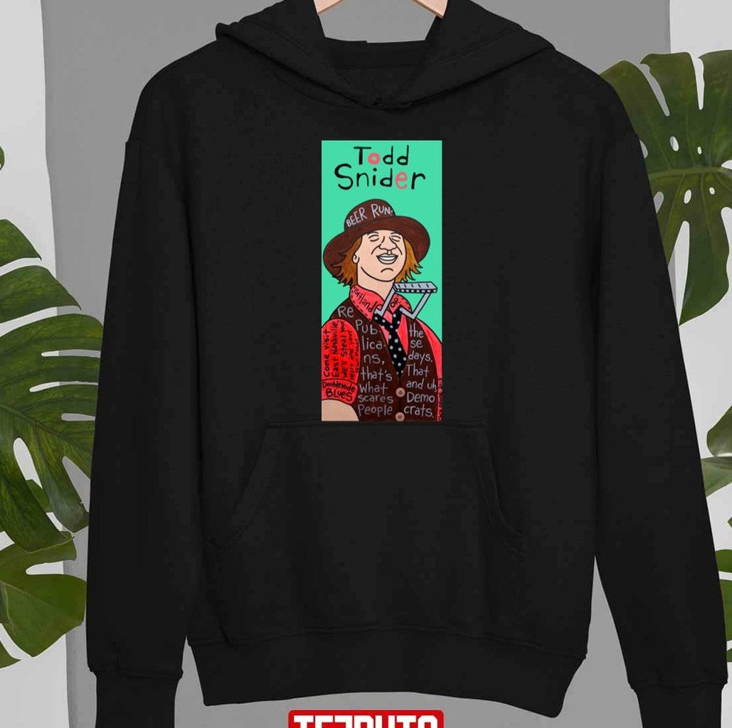 Pop Folk Art Todd Snider Unisex T-Shirt