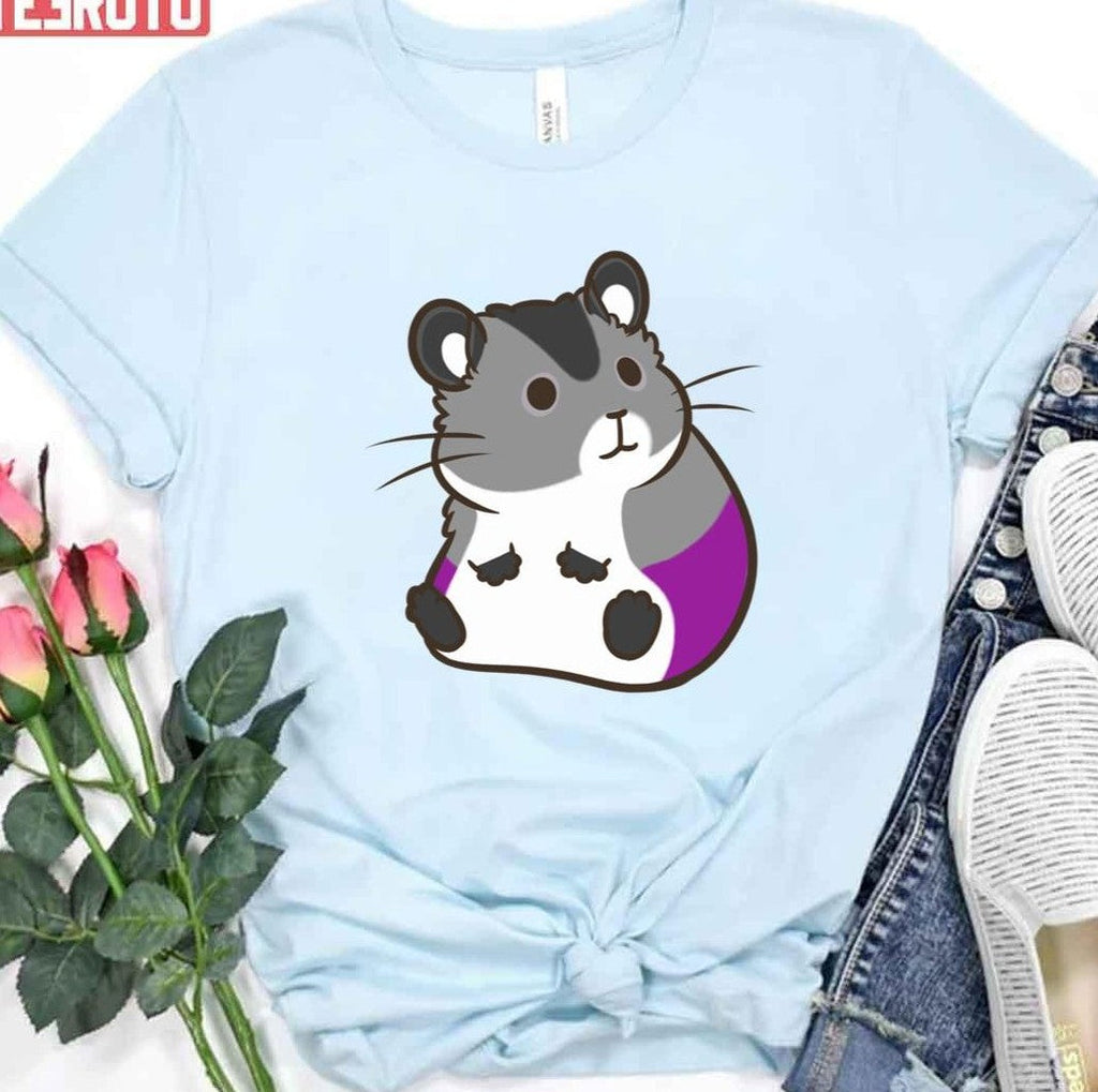 Asexual Lgbtq Pride Month Pride Hamster Unisex T-Shirt