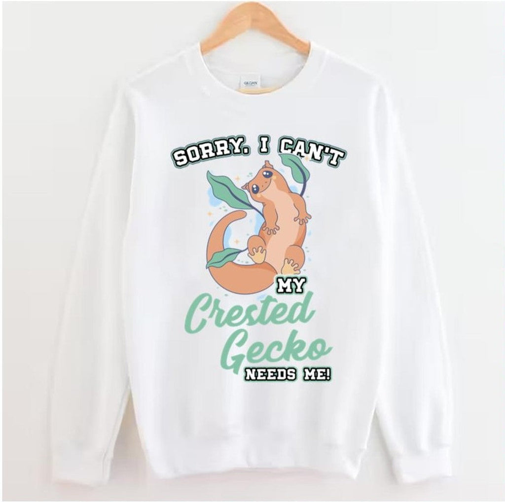 Sorry I Can't My Crested Gecko Needs Me Unisex Hoodie